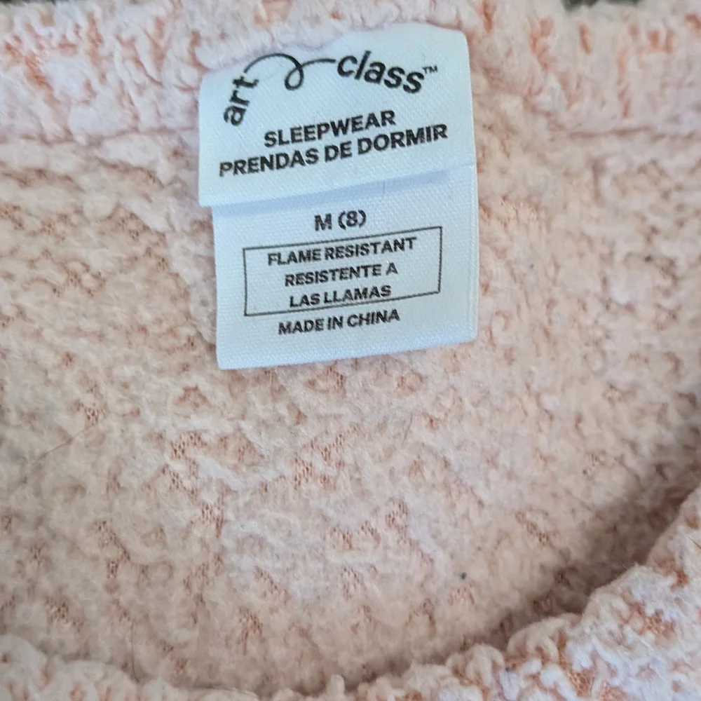 Art Class Pink and White Kids Pajama Set - Picture 10 of 14